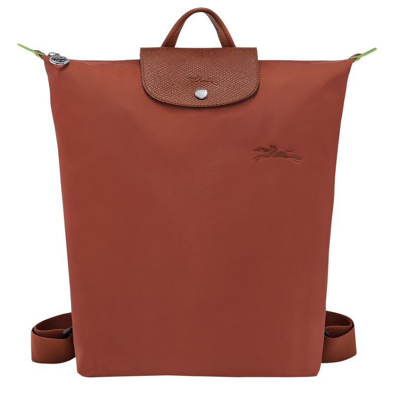 Men Longchamp Le Pliage Green M Backpack Brown | Ireland-308DGTKVN
