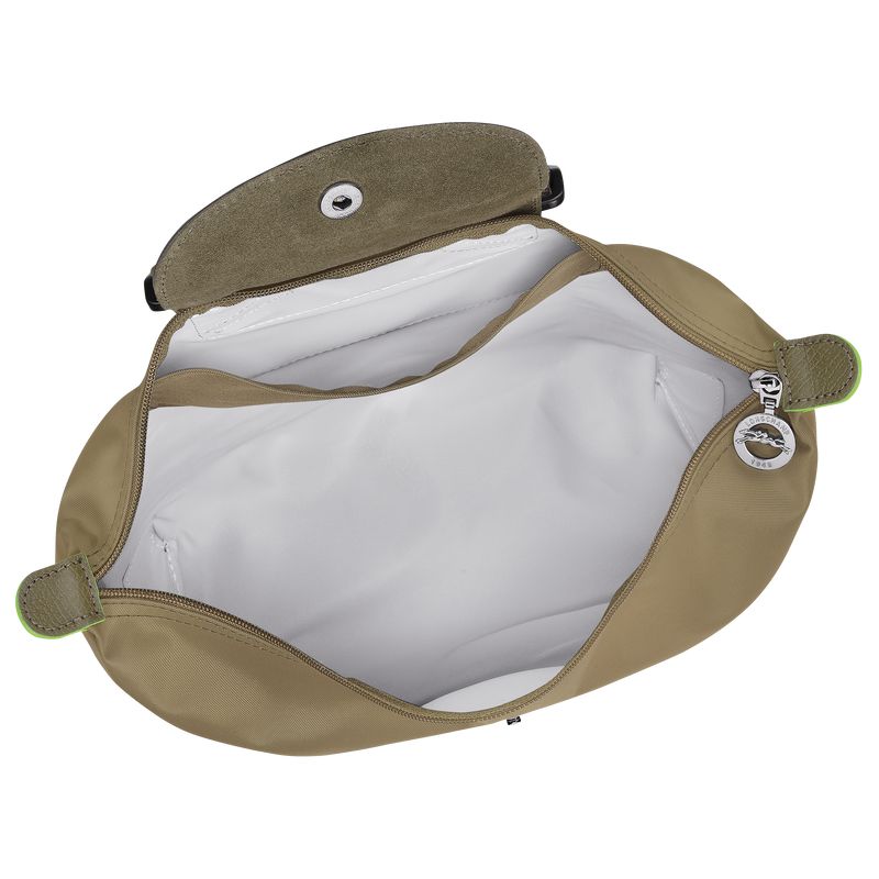 Men Longchamp Le Pliage Green M Backpack Olive | Ireland-703RQNICT