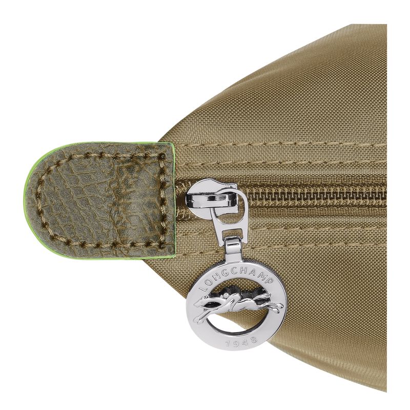 Men Longchamp Le Pliage Green M Backpack Olive | Ireland-703RQNICT