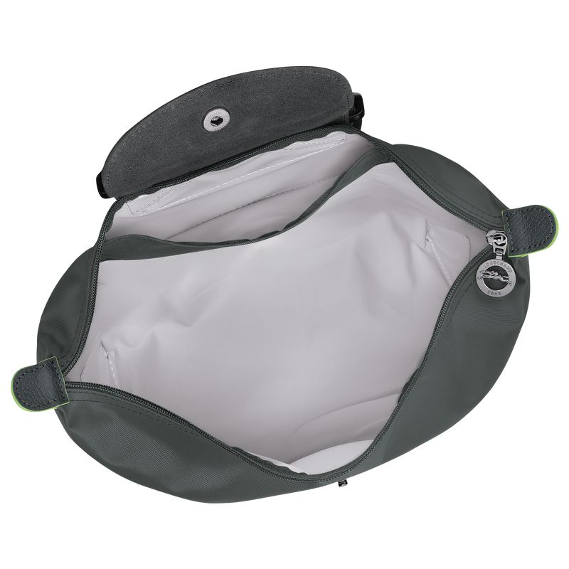 Men Longchamp Le Pliage Green M Backpack Deep Grey | Ireland-576GYRLTX