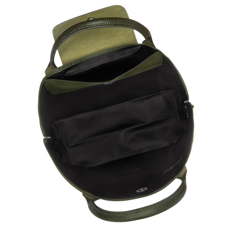 Men Longchamp Le Pliage Green M Tote Bag Dark Green | Ireland-284EUJQAG