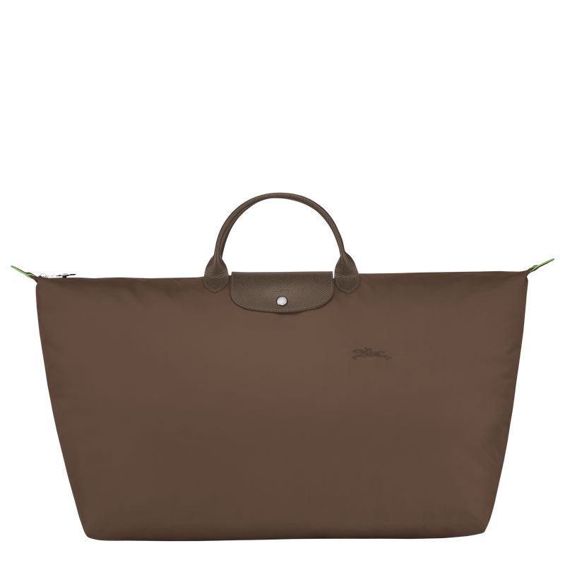 Men Longchamp Le Pliage Green Xl Travel Bag Dark Brown | Ireland-849WDGSXV