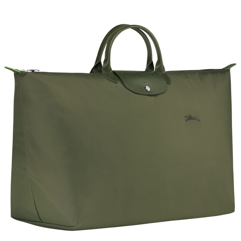 Men Longchamp Le Pliage Green Xl Travel Bag Dark Green | Ireland-437ZYONIS
