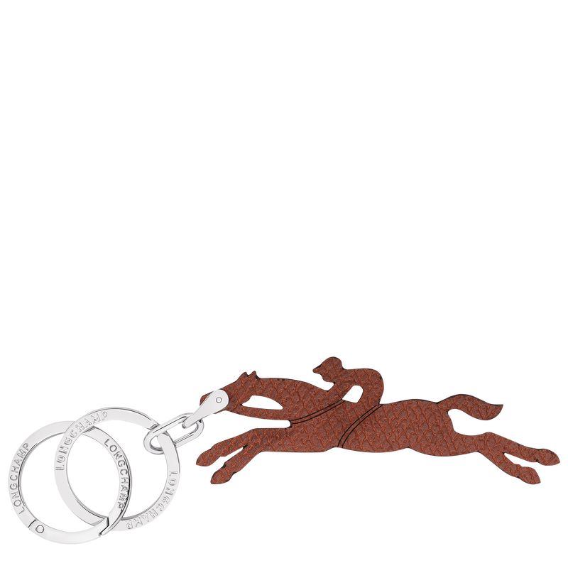 Men Longchamp Le Pliage Key Rings Brown | Ireland-071EGHMVJ