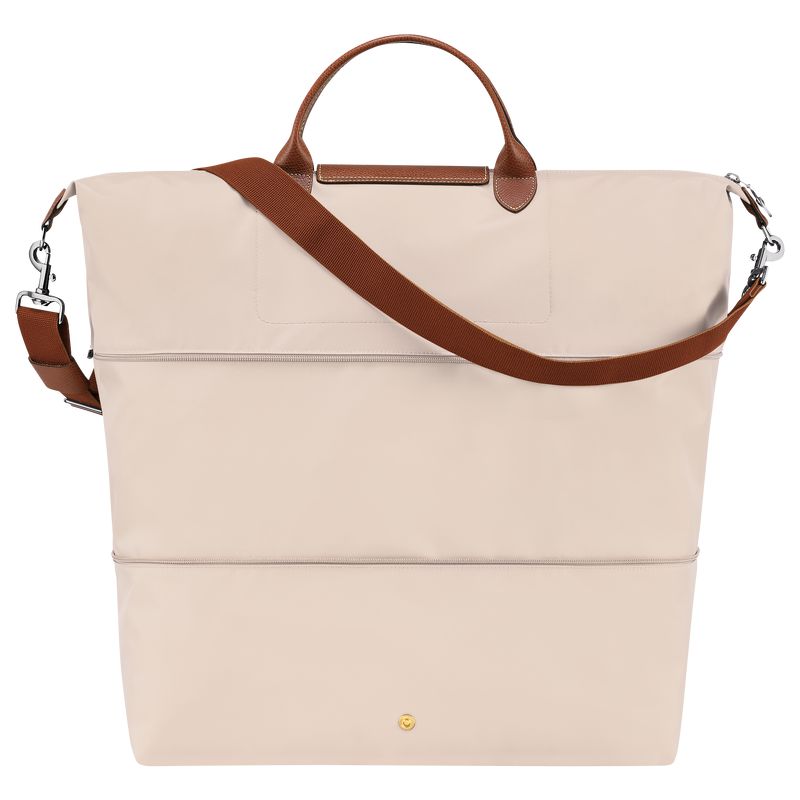 Men Longchamp Le Pliage Original Expandable Travel Bag Beige | Ireland-597OLRHJW