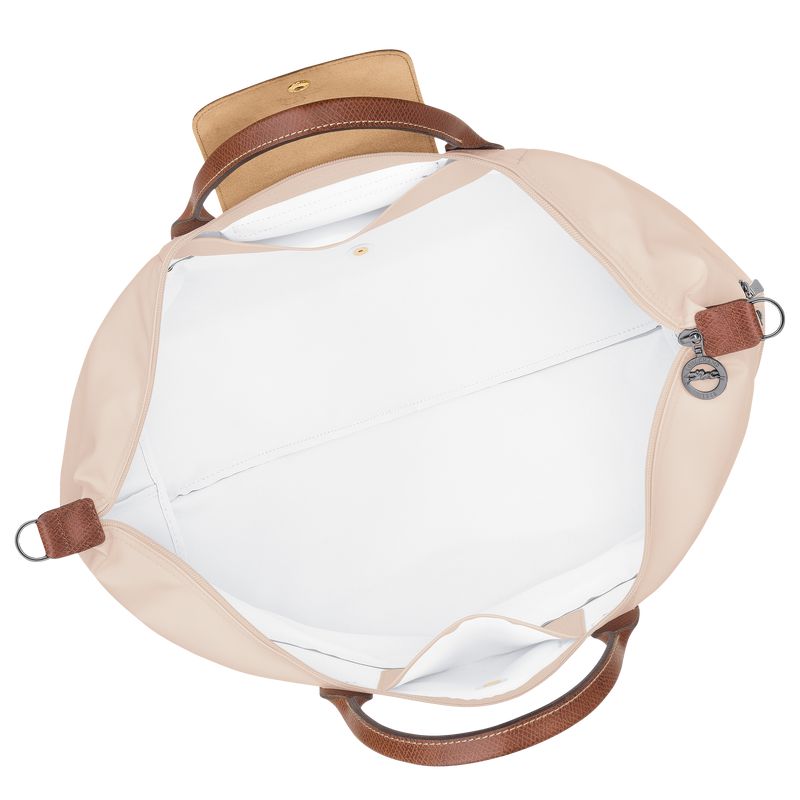 Men Longchamp Le Pliage Original Expandable Travel Bag Beige | Ireland-597OLRHJW