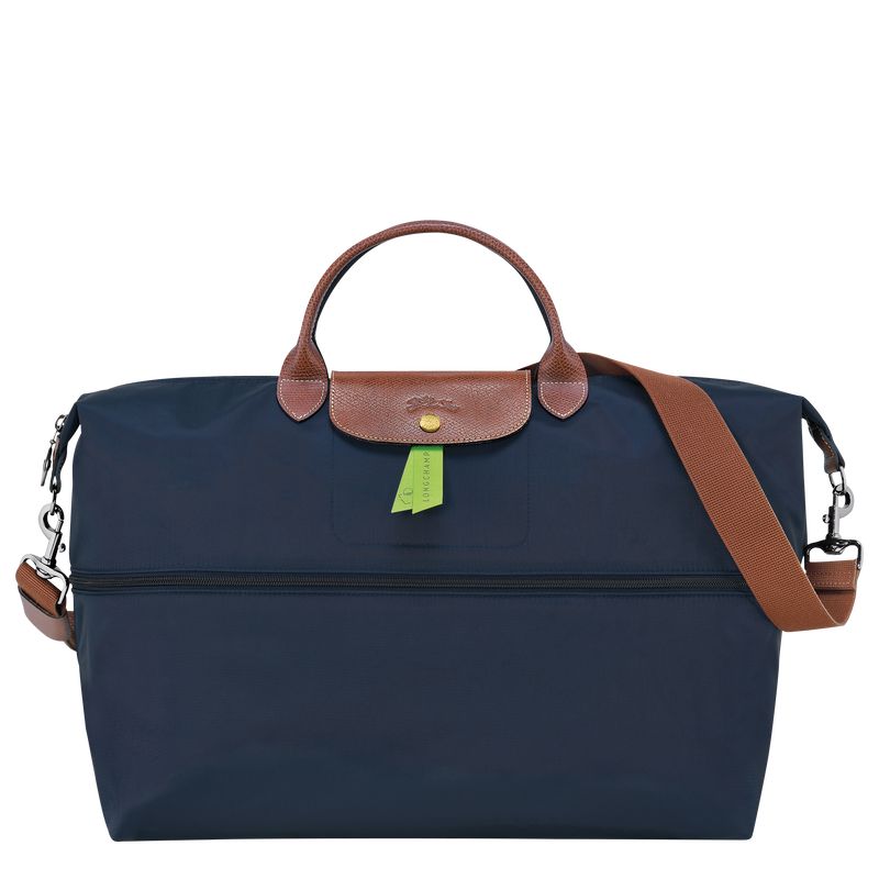 Men Longchamp Le Pliage Original Expandable Travel Bag Navy | Ireland-469CBNGMR