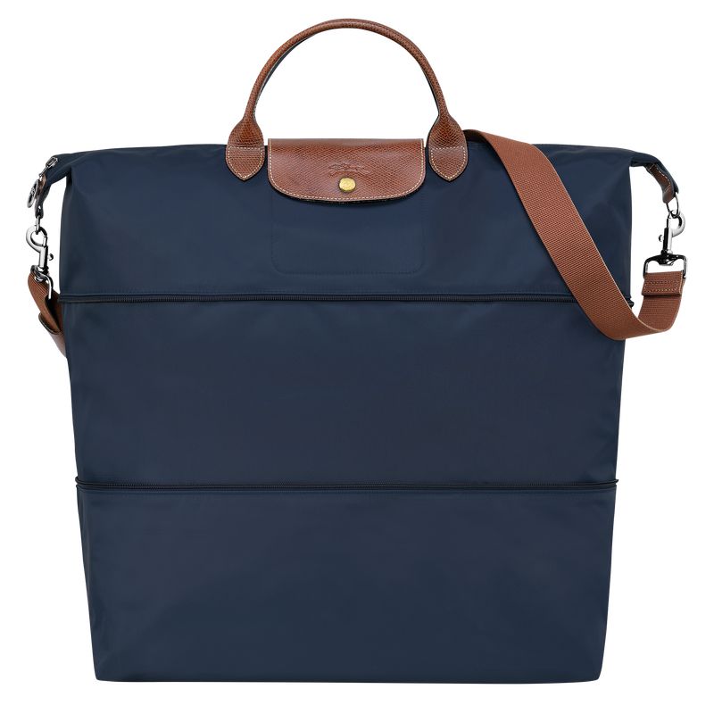 Men Longchamp Le Pliage Original Expandable Travel Bag Navy | Ireland-469CBNGMR