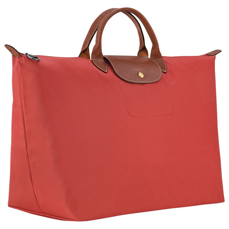 Men Longchamp Le Pliage Original L Travel Bag Pink | Ireland-082RZQBHP