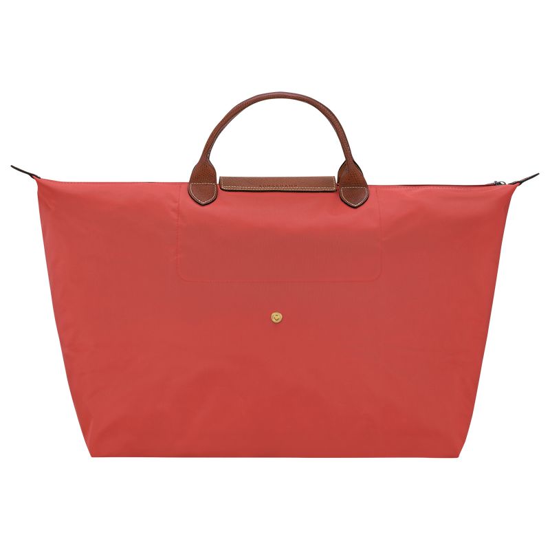 Men Longchamp Le Pliage Original L Travel Bag Pink | Ireland-082RZQBHP