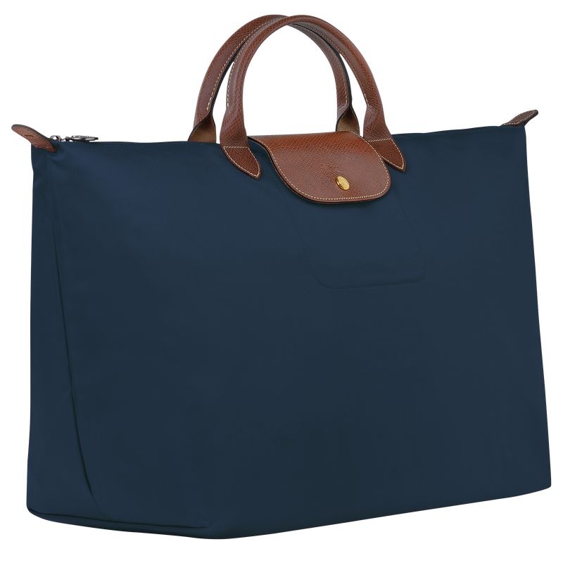 Men Longchamp Le Pliage Original L Travel Bag Navy | Ireland-598TSGQPL