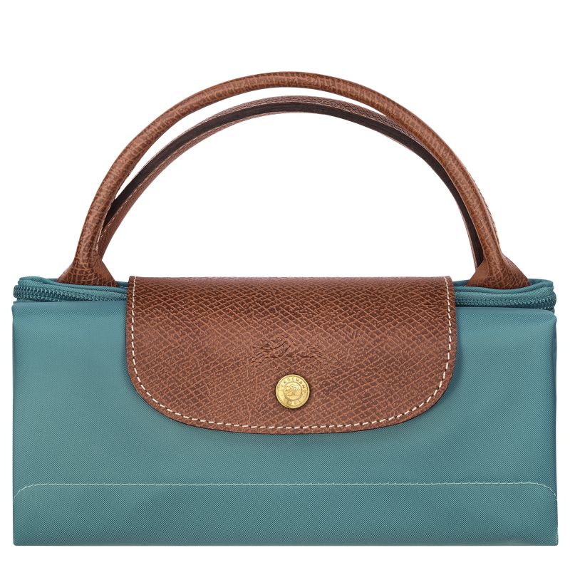Men Longchamp Le Pliage Original L Travel Bag Blue | Ireland-803FHTGNC