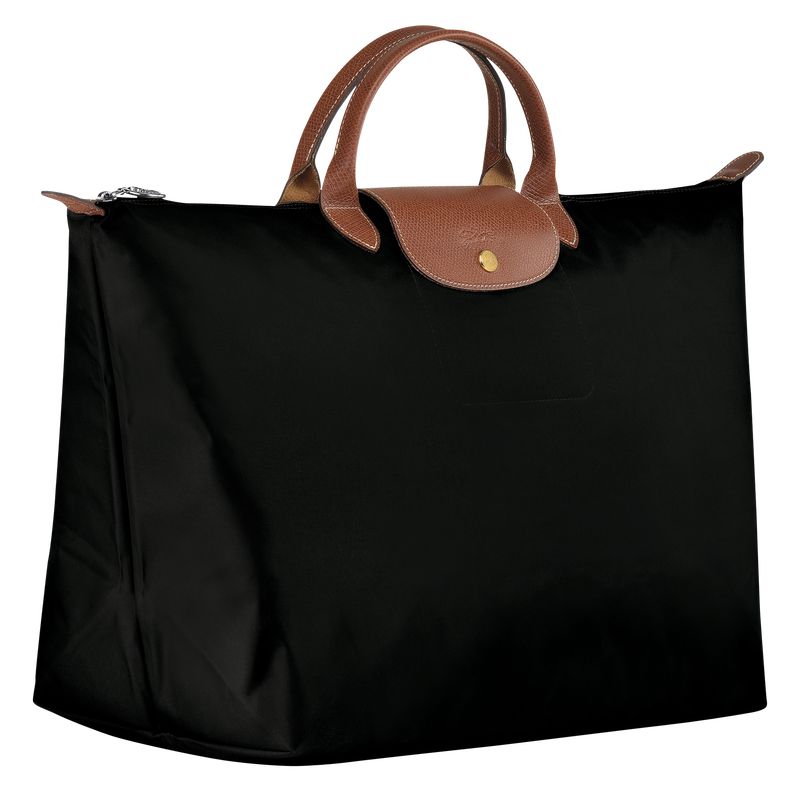 Men Longchamp Le Pliage Original L Travel Bag Black | Ireland-169GCZSLO