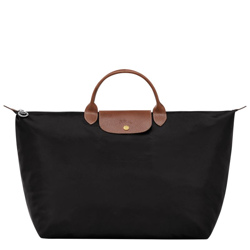 Men Longchamp Le Pliage Original L Travel Bag Black | Ireland-169GCZSLO