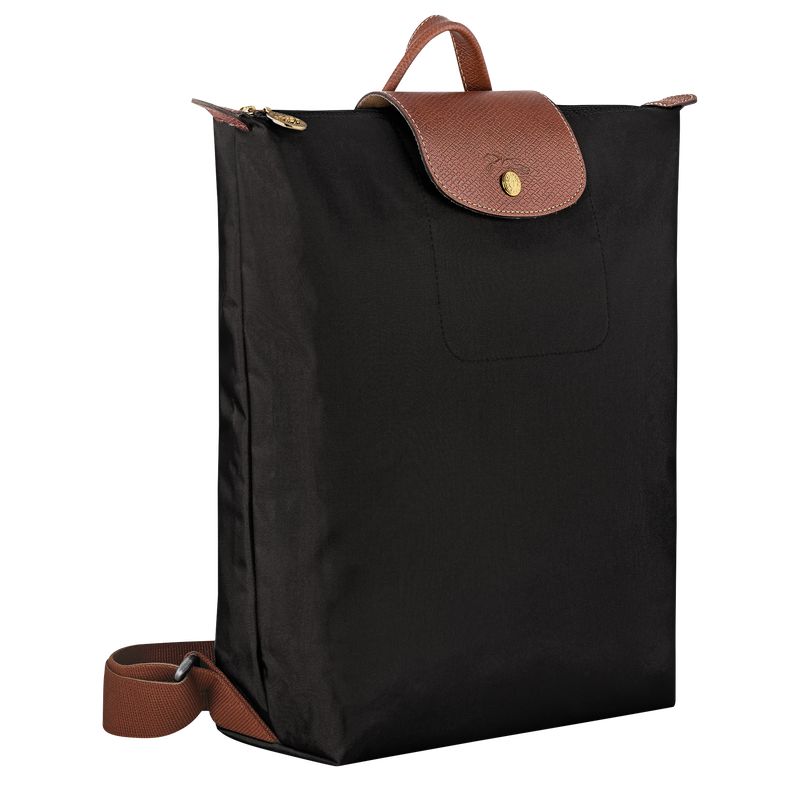 Men Longchamp Le Pliage Original M Backpack Black | Ireland-146EUZQDA