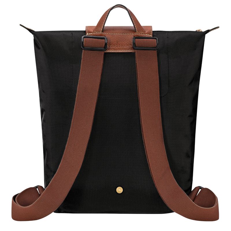 Men Longchamp Le Pliage Original M Backpack Black | Ireland-146EUZQDA