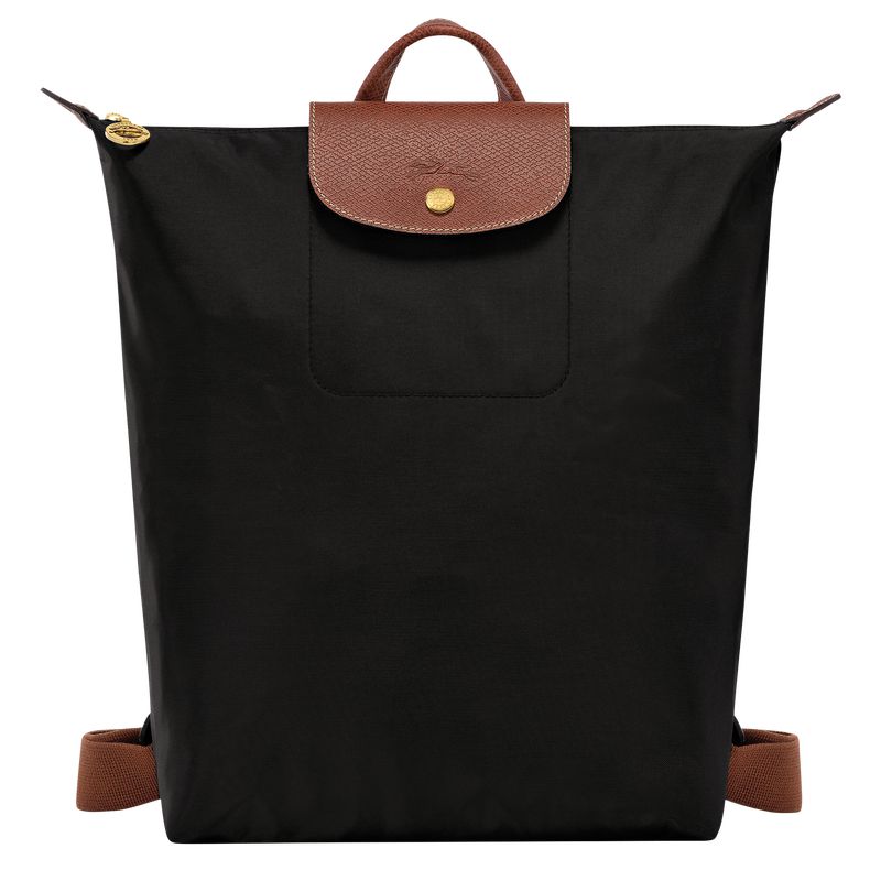 Men Longchamp Le Pliage Original M Backpack Black | Ireland-146EUZQDA
