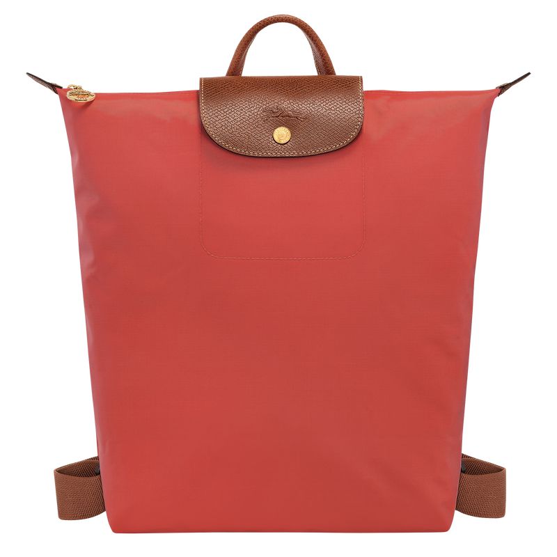 Men Longchamp Le Pliage Original M Backpack Pink | Ireland-415KHJIVD