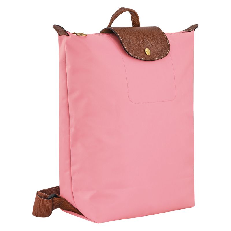 Men Longchamp Le Pliage Original M Backpack Pink | Ireland-591DESHMC