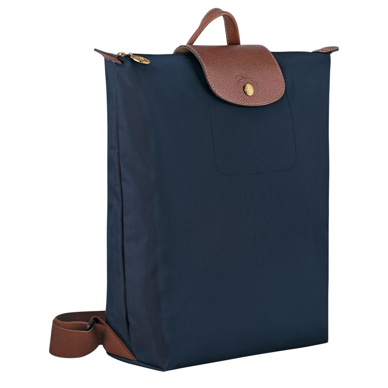 Men Longchamp Le Pliage Original M Backpack Navy | Ireland-071XNGRVT