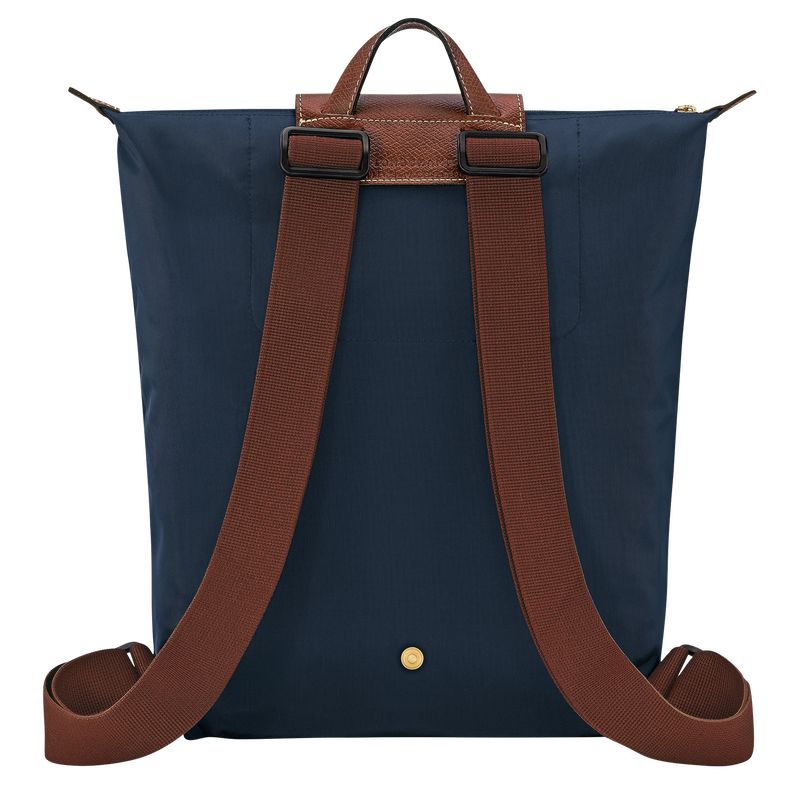 Men Longchamp Le Pliage Original M Backpack Navy | Ireland-071XNGRVT