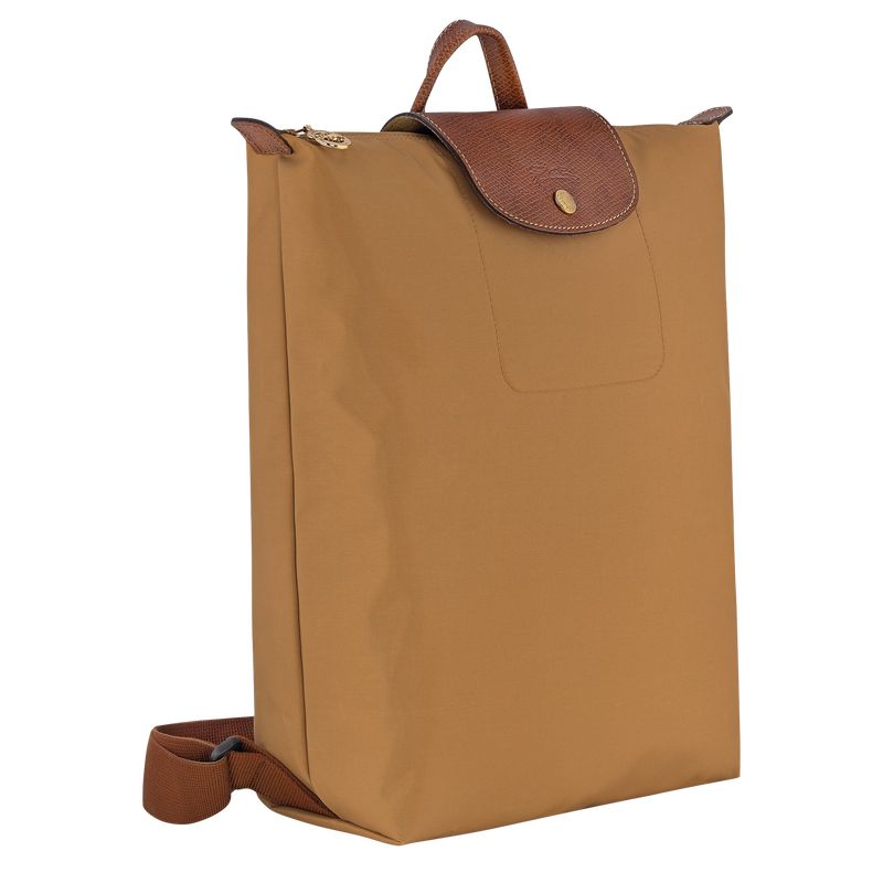 Men Longchamp Le Pliage Original M Backpack Brown | Ireland-964KYLUCG