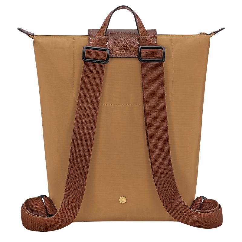 Men Longchamp Le Pliage Original M Backpack Brown | Ireland-964KYLUCG