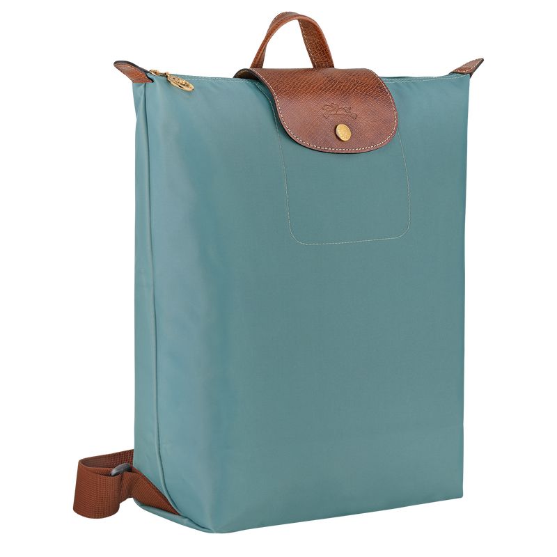 Men Longchamp Le Pliage Original M Backpack Blue | Ireland-394XNCDSM