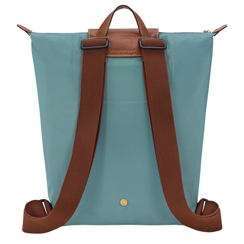 Men Longchamp Le Pliage Original M Backpack Blue | Ireland-394XNCDSM