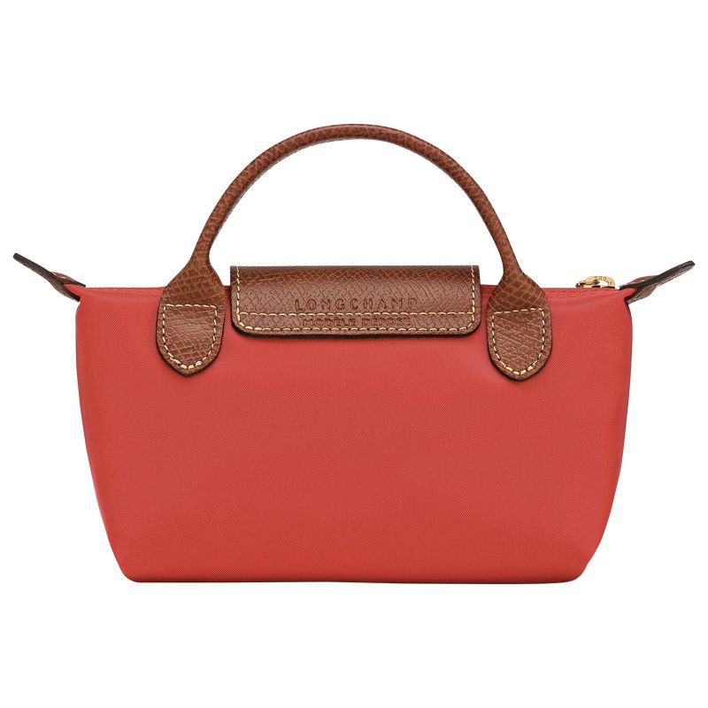 Men Longchamp Le Pliage Original With Handle Pouch Pink | Ireland-736BNXKEM