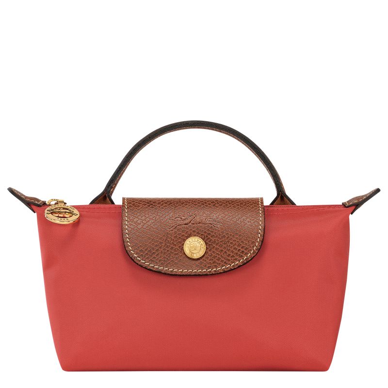 Men Longchamp Le Pliage Original With Handle Pouch Pink | Ireland-736BNXKEM