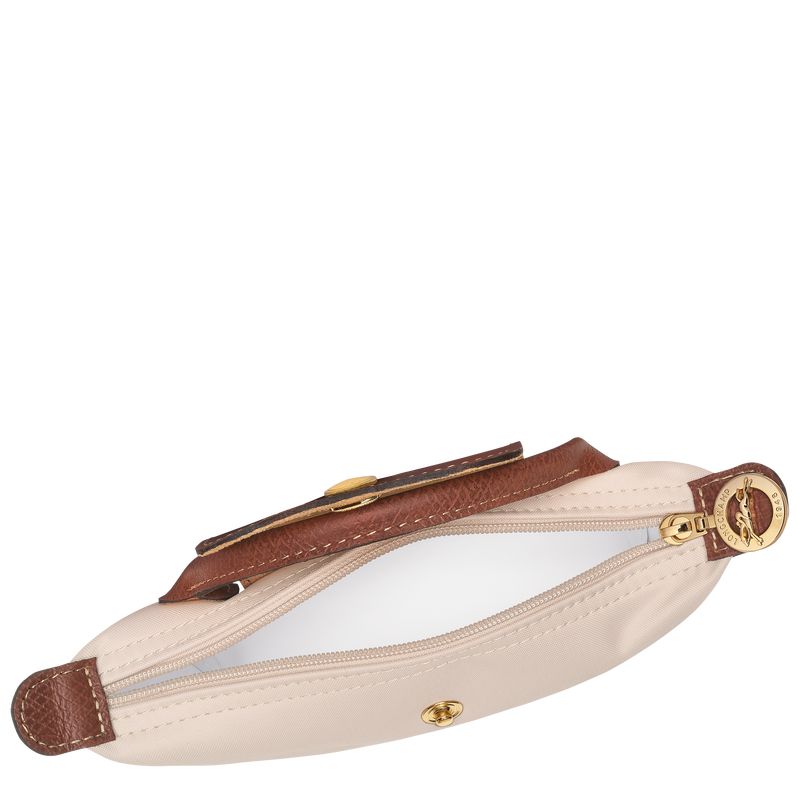 Men Longchamp Le Pliage Original With Handle Pouch Beige | Ireland-901TKZSLB