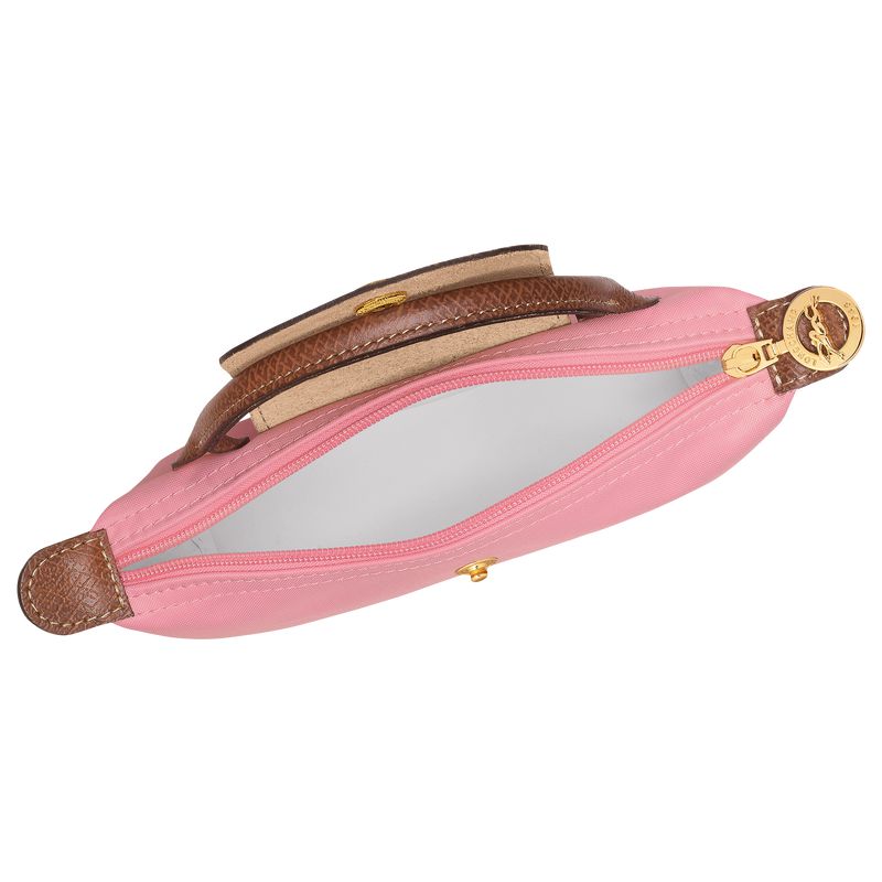 Men Longchamp Le Pliage Original With Handle Pouch Pink | Ireland-185IAPQMW
