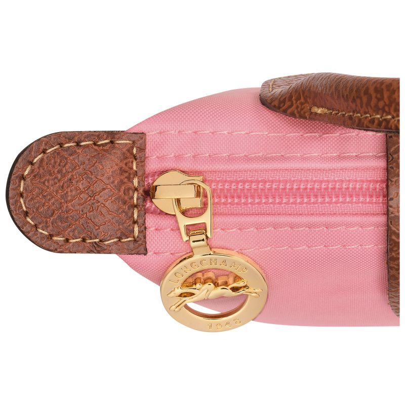 Men Longchamp Le Pliage Original With Handle Pouch Pink | Ireland-185IAPQMW