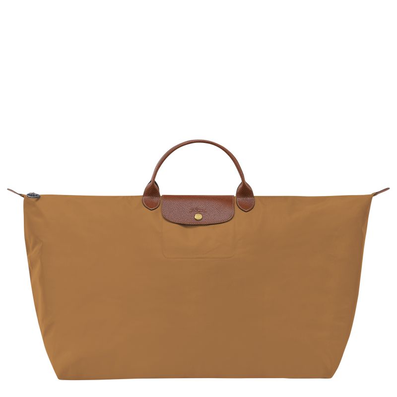 Men Longchamp Le Pliage Original Xl Travel Bag Brown | Ireland-196MVLNUF