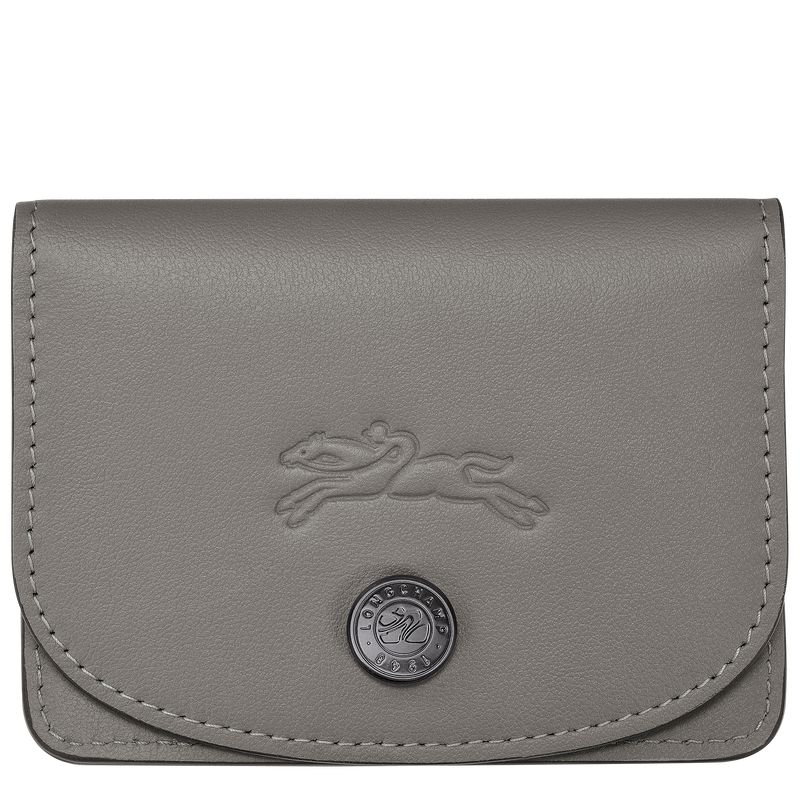 Men Longchamp Le Pliage Xtra Card Holder Beige | Ireland-953OKFIRE