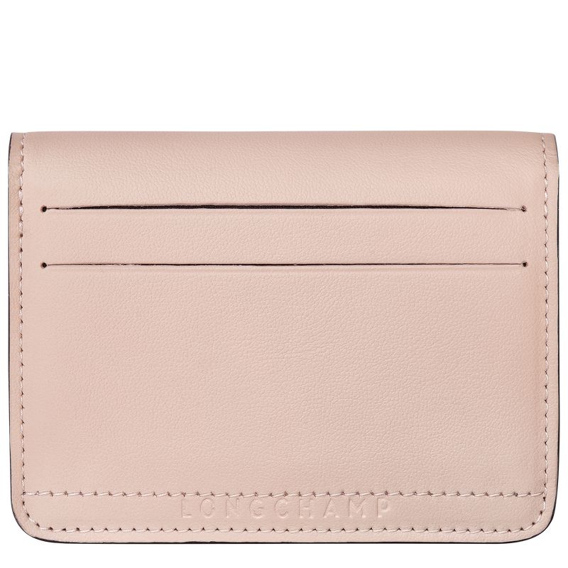 Men Longchamp Le Pliage Xtra Card Holder Beige | Ireland-562KYDUCQ