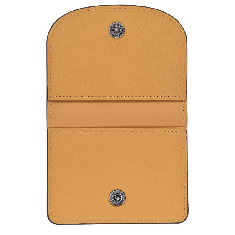 Men Longchamp Le Pliage Xtra Card Holder Orange | Ireland-819CTLUMD