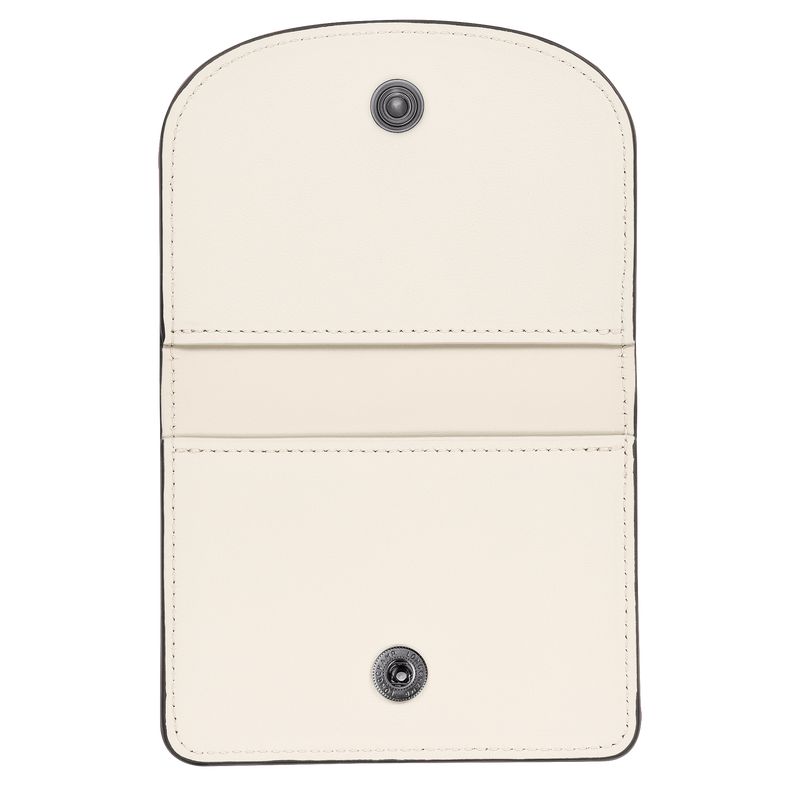 Men Longchamp Le Pliage Xtra Card Holder Cream | Ireland-175GEUHOA