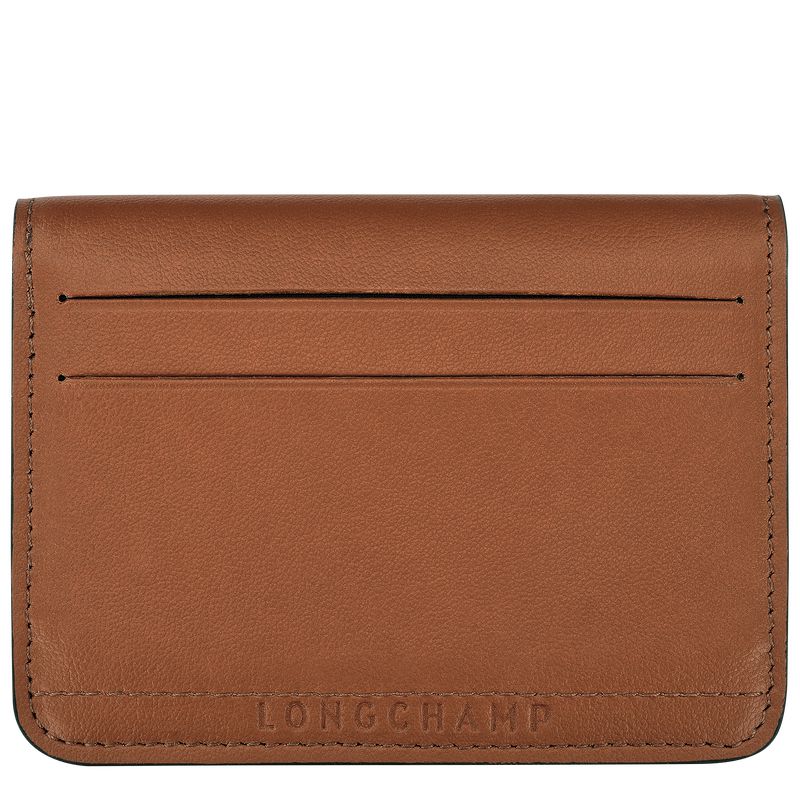 Men Longchamp Le Pliage Xtra Card Holder Brown | Ireland-658UJPSFV