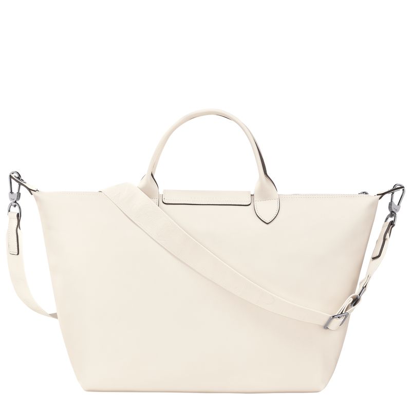 Men Longchamp Le Pliage Xtra L Handbag Cream | Ireland-193MLEYSD