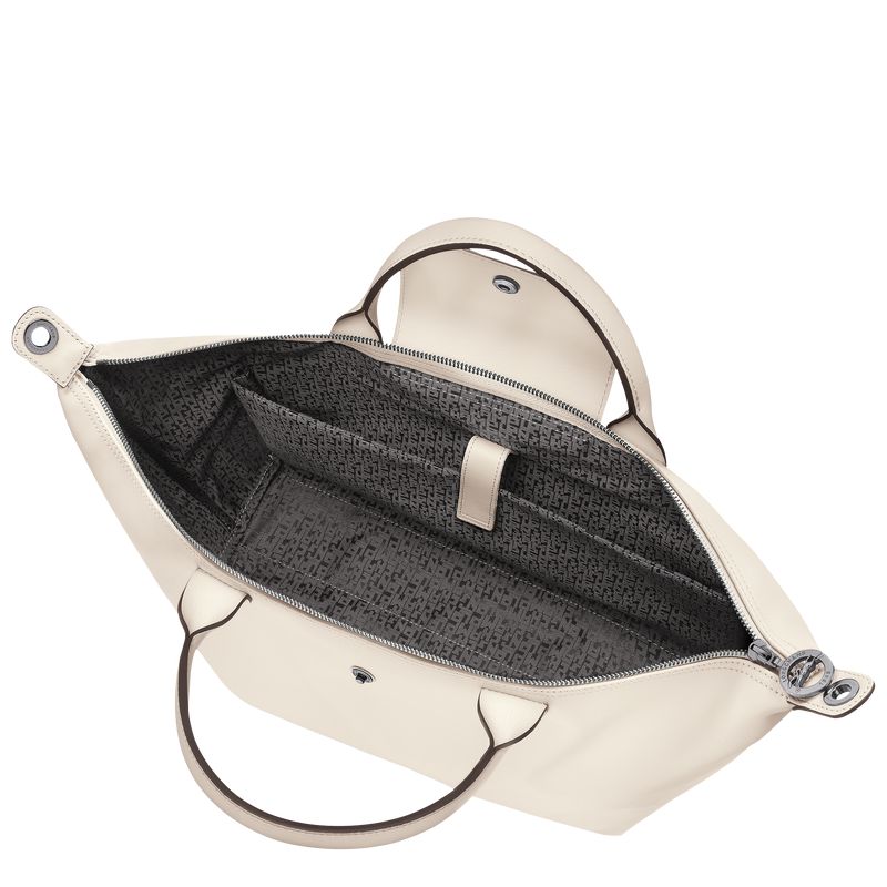 Men Longchamp Le Pliage Xtra L Handbag Cream | Ireland-193MLEYSD