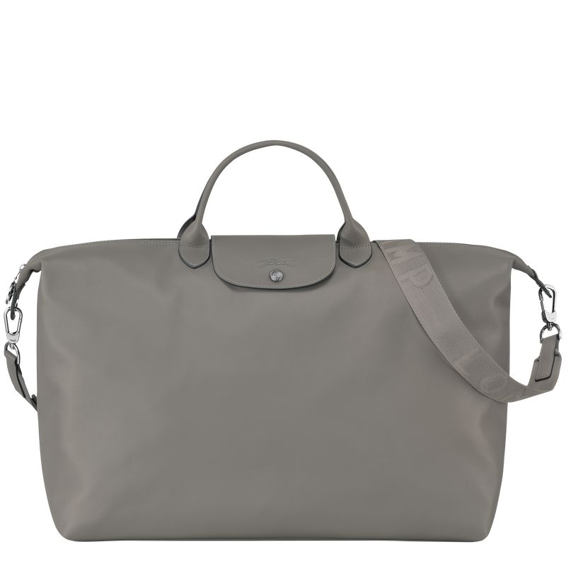 Men Longchamp Le Pliage Xtra L Travel Bag Dark Grey | Ireland-843NLDIYG