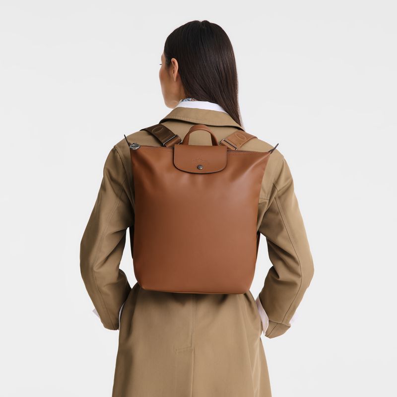 Men Longchamp Le Pliage Xtra M Backpack Brown | Ireland-245KHYLUF