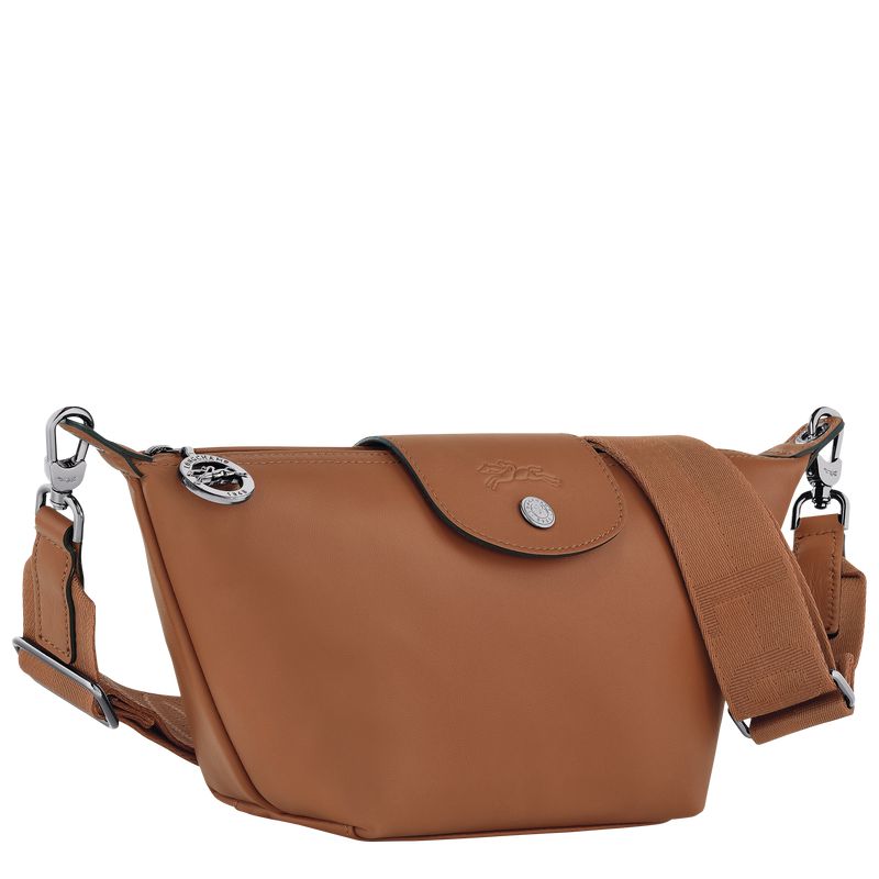 Men Longchamp Le Pliage Xtra Xs Crossbody Bag Brown | Ireland-365NCAOZE