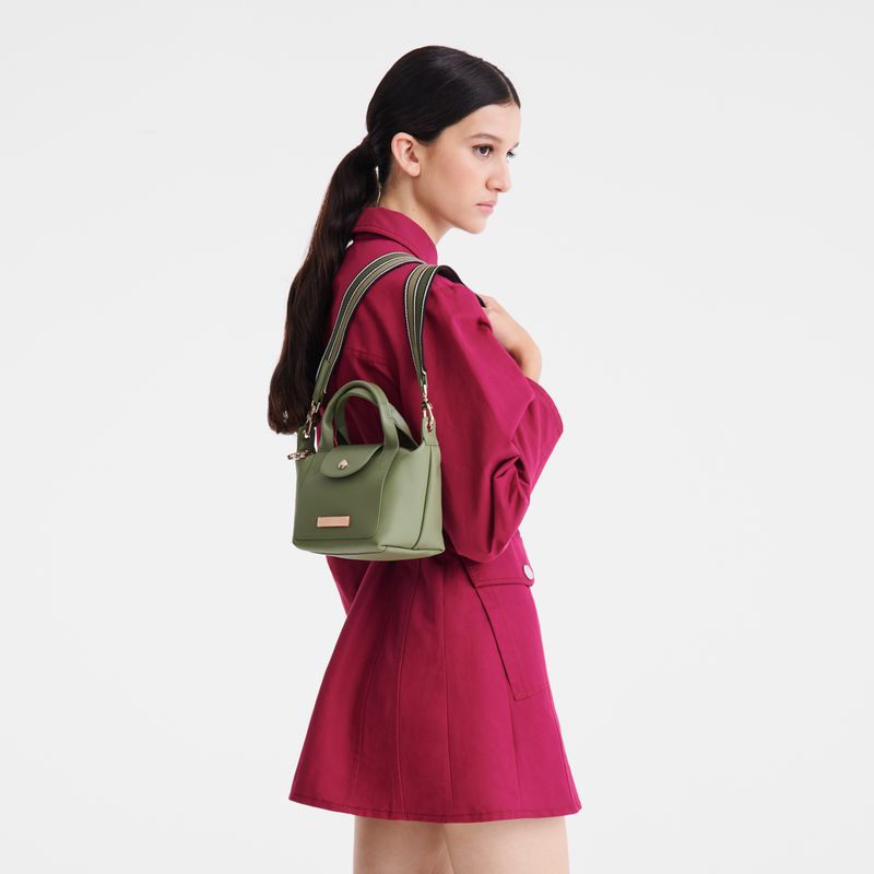 Men Longchamp Le Pliage Xtra Xs Handbag Green | Ireland-650DGIQUF