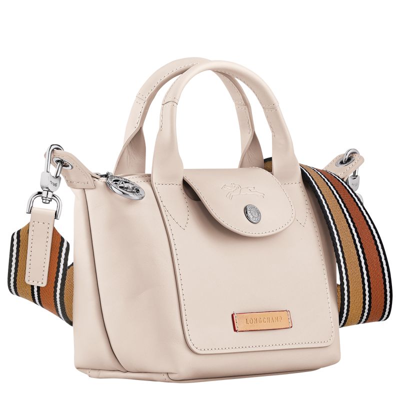 Men Longchamp Le Pliage Xtra Xs Handbag Beige | Ireland-603QUJFIK