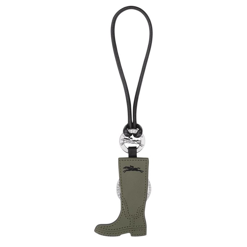 Men Longchamp Longcharm Key Rings Khaki | Ireland-792PLVNBF