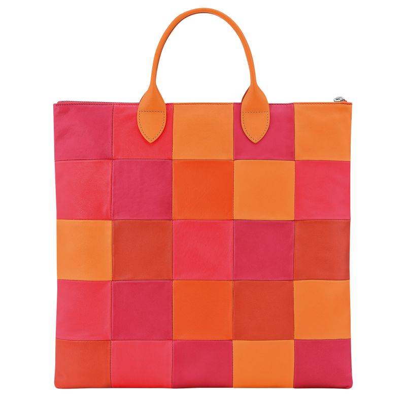 Men Longchamp Re-play L Handbag Orange / Red | Ireland-832IJDUKY
