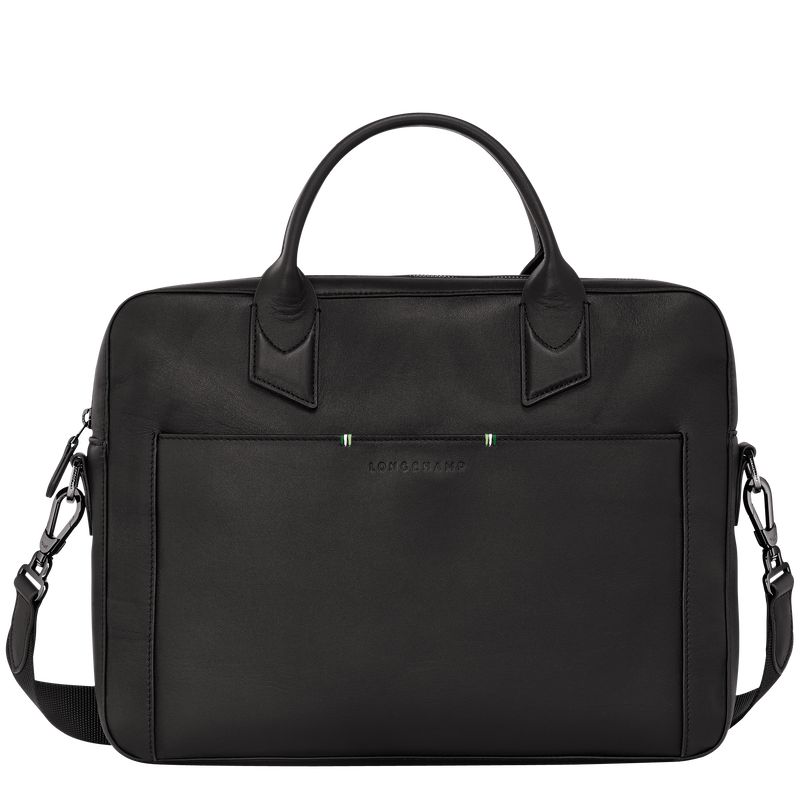 Men Longchamp Sur Seine Briefcase Black | Ireland-329XMYNLE